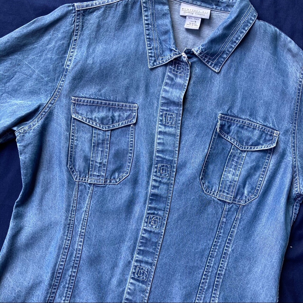 Denim button up - Picture 3 of 4